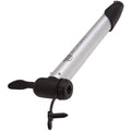 Planet Bike MicroPro Mini Frame Pump with Bracket – Presta & Schrader Compatible, Silver/Black