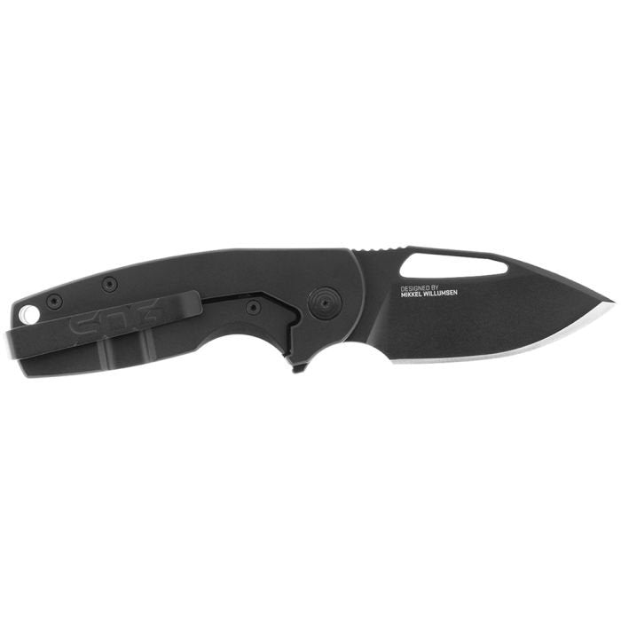 SOG Stout FLK Folding Knife (CRYO D2, 2.62″ Clip Point)