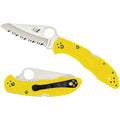 Spyderco Salt 2 Lockback Yellow FRN Pocket Knife