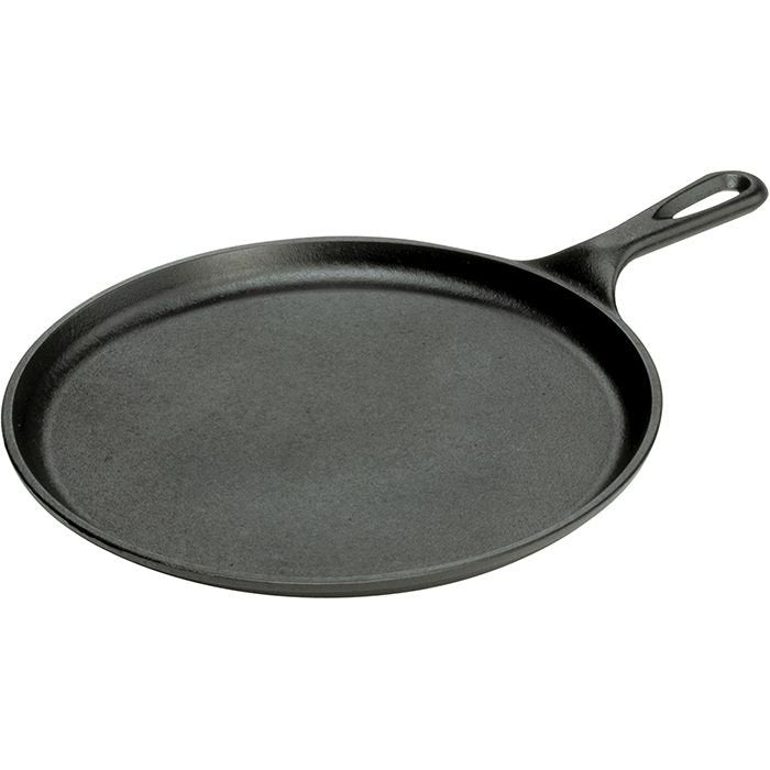 10.5 in. Cast Iron Griddle in Black