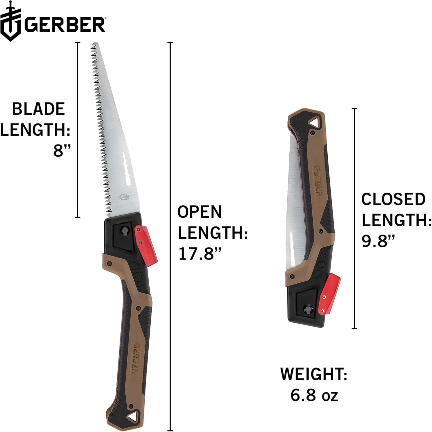 Gerber Bushcraft Folding Saw – Compact Survival & Camp Saw