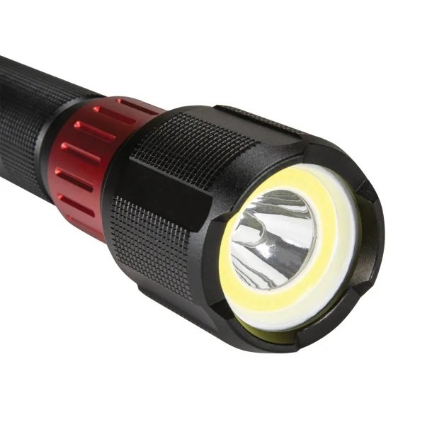 Dorcy 41-4358 1,000-Lumen USB Rechargeable LED Flashlight with Power Bank – COB Flood & Spot Beam