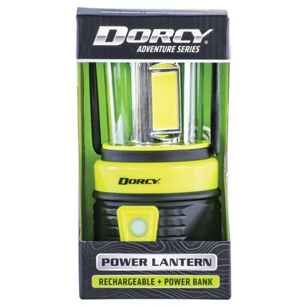 1800 Lumen Rechargeable LED Lantern & Power Bank – USB Charging Emergency Camping Light, Impact & Water Resistant