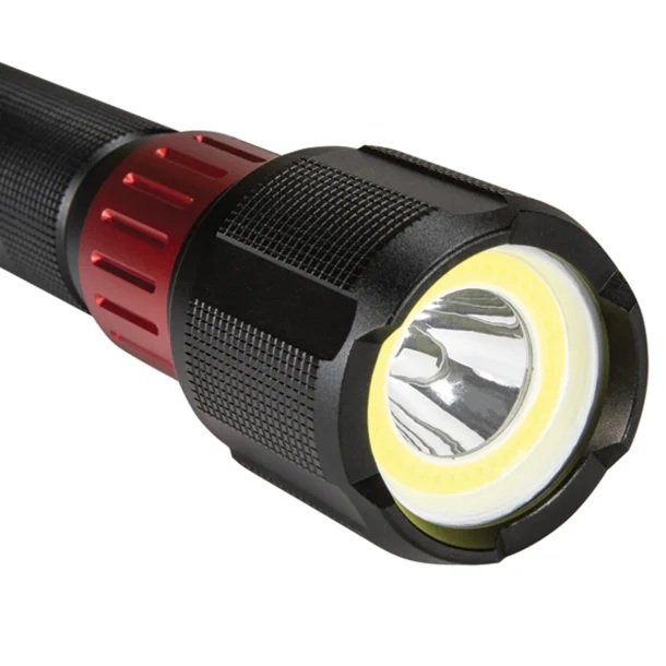 Dorcy 41-4328 3,400-Lumen USB Rechargeable LED Flashlight with Power Bank – Flood & Spot Beam Modes