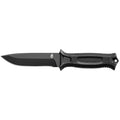 Gerber StrongArm Coyote Serrated Fixed Blade Knife – 4.8" 420HC Stainless Steel Survival Knife with MOLLE Sheath