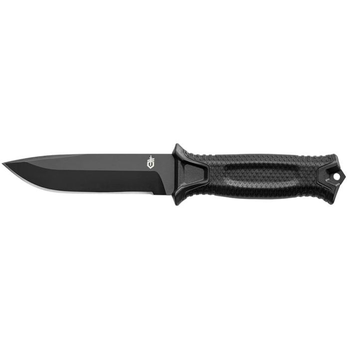 Gerber StrongArm Coyote Serrated Fixed Blade Knife – 4.8" 420HC Stainless Steel Survival Knife with MOLLE Sheath