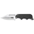 SOG Instinct Fixed Blade Neck Knife – 2.3" 5Cr15MoV Stainless Steel Clip Point Blade with G10 Handle & Hard Molded Sheath