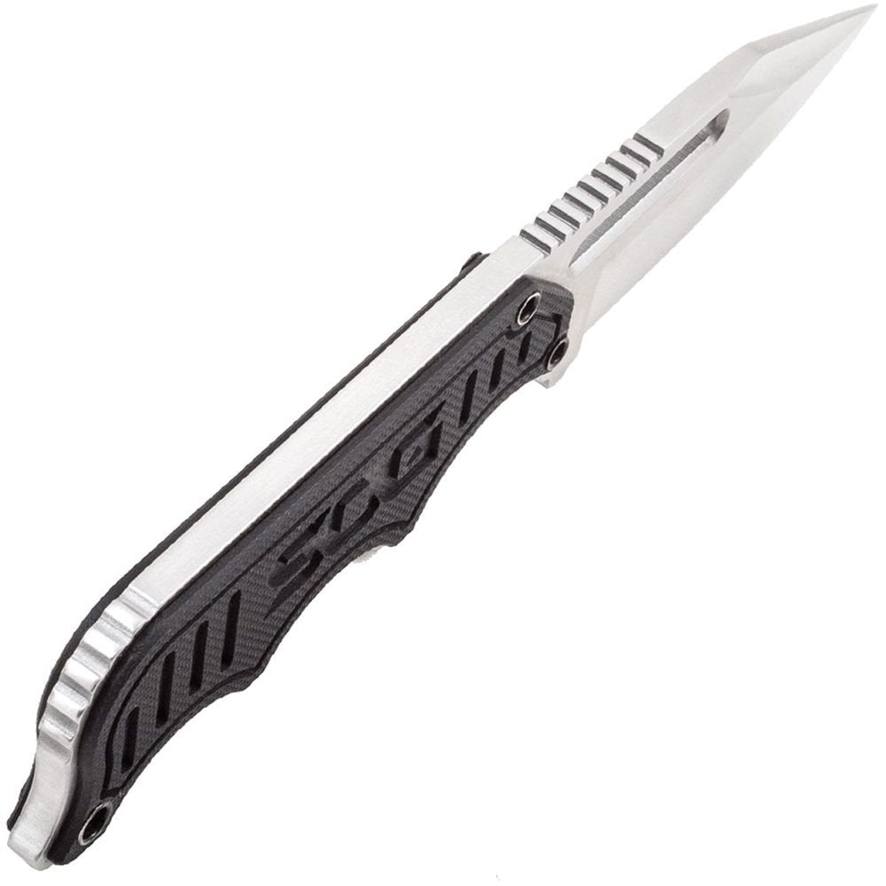 SOG Instinct Fixed Blade Neck Knife – 2.3" 5Cr15MoV Stainless Steel Clip Point Blade with G10 Handle & Hard Molded Sheath