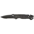 SOG Escape Folding Rescue Knife – 3.4" Partially Serrated Spear Point Blade