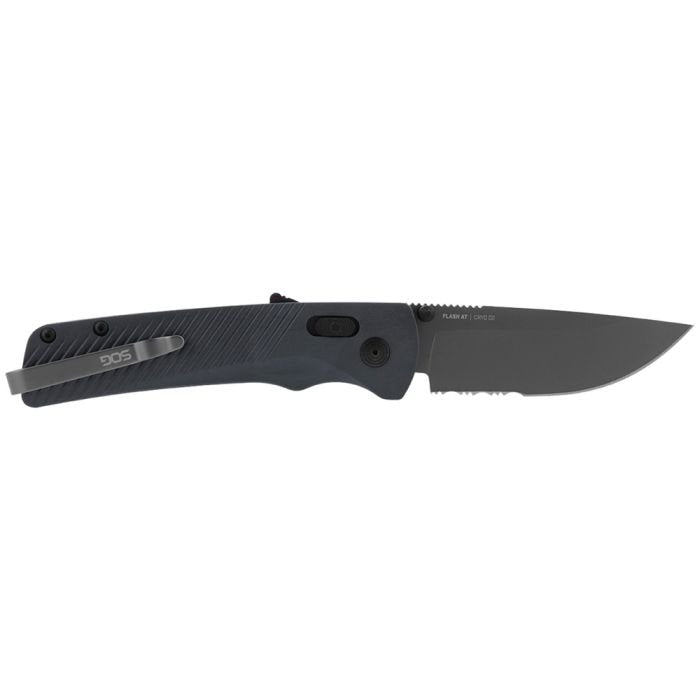SOG Flash AT Assisted Folding Knife – 3.45" Cryo D2 Blade with XR Lock