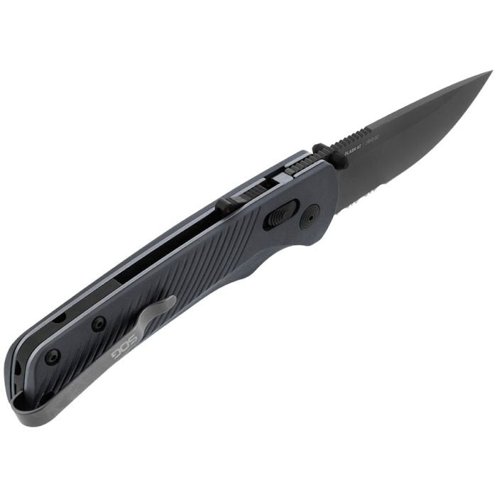 SOG Flash AT Assisted Folding Knife – 3.45" Cryo D2 Blade with XR Lock