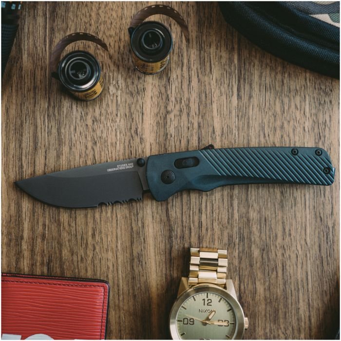 SOG Flash AT Assisted Folding Knife – 3.45" Cryo D2 Blade with XR Lock
