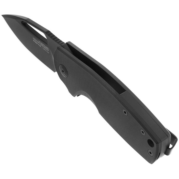SOG Stout FLK Folding Knife (CRYO D2, 2.62″ Clip Point)