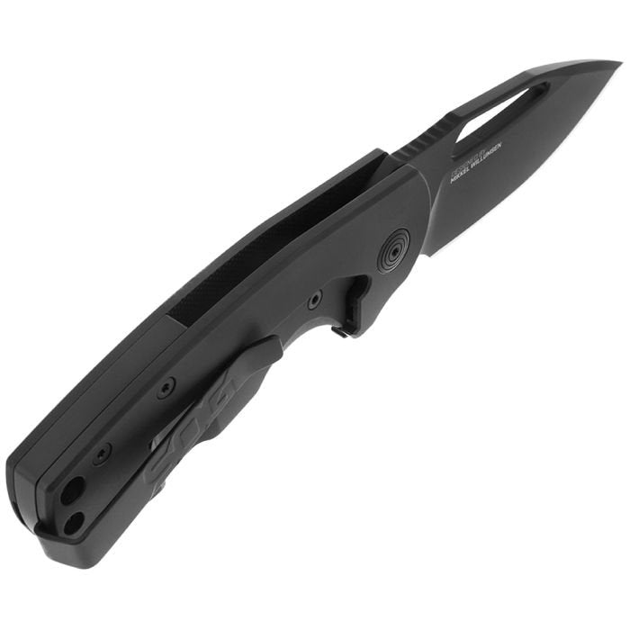 SOG Stout FLK Folding Knife (CRYO D2, 2.62″ Clip Point)