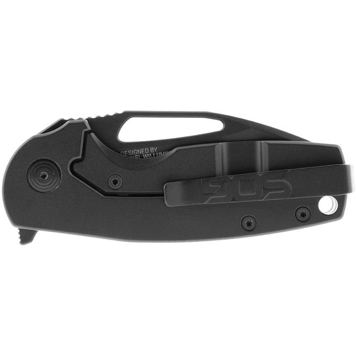 SOG Stout FLK Folding Knife (CRYO D2, 2.62″ Clip Point)