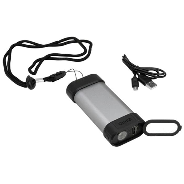 Zippo HeatBank 6 Pro – Rechargeable Hand Warmer, Power Bank & LED Light