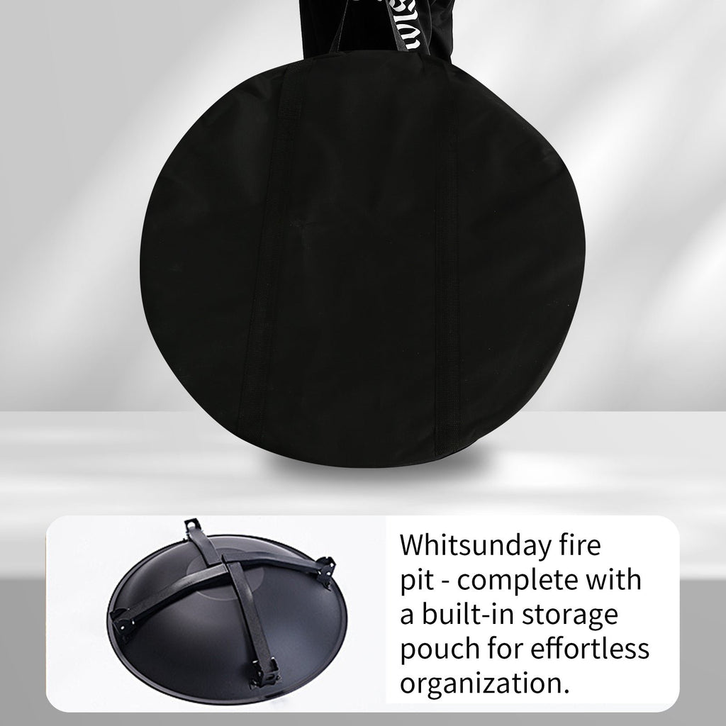 Whitsunday Wood Burning Fire Pit & BBQ Grill – 3-in-1 Outdoor Fire Pit