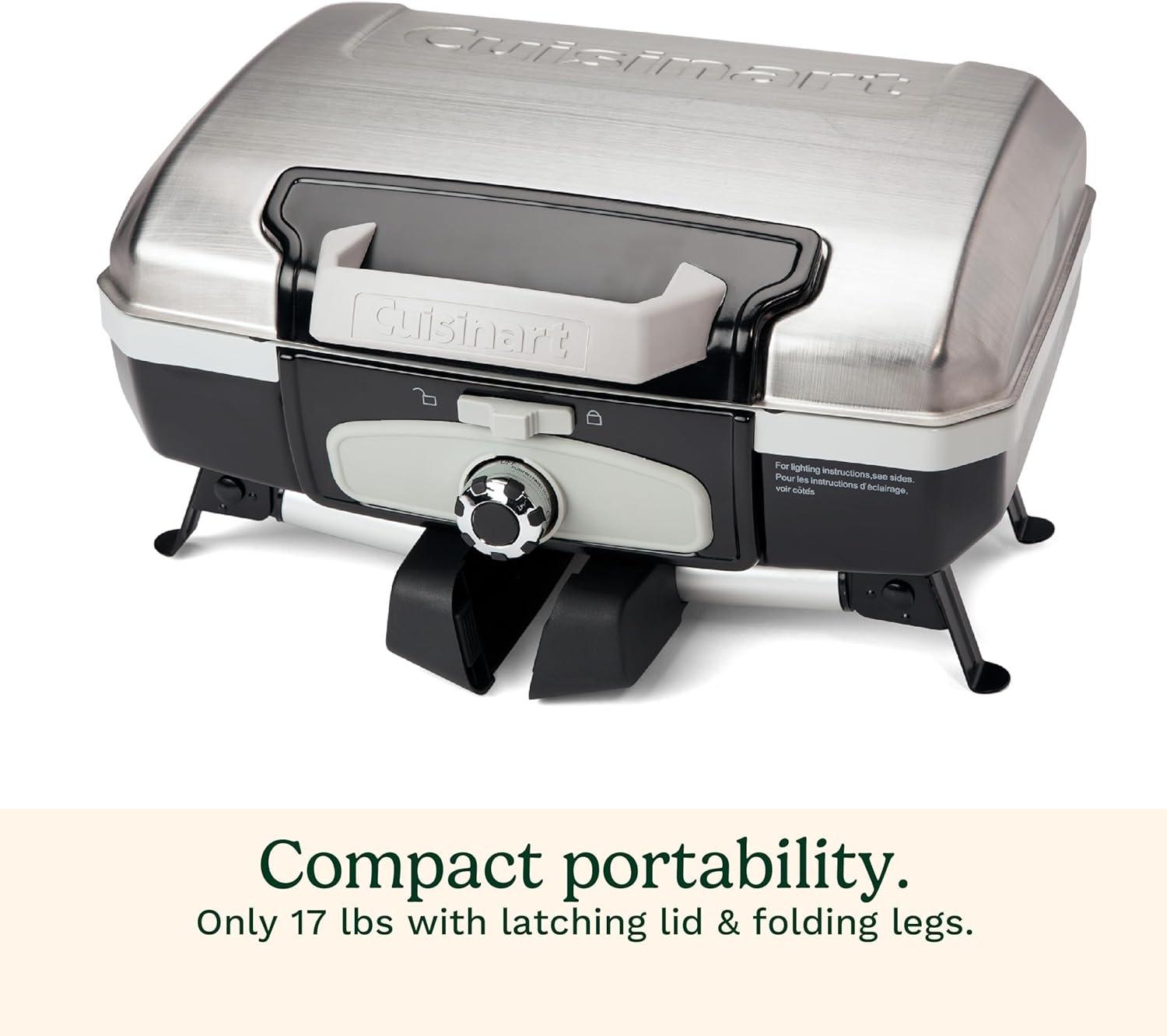 Petit Gourmet Tabletop Gas Grill Stainless