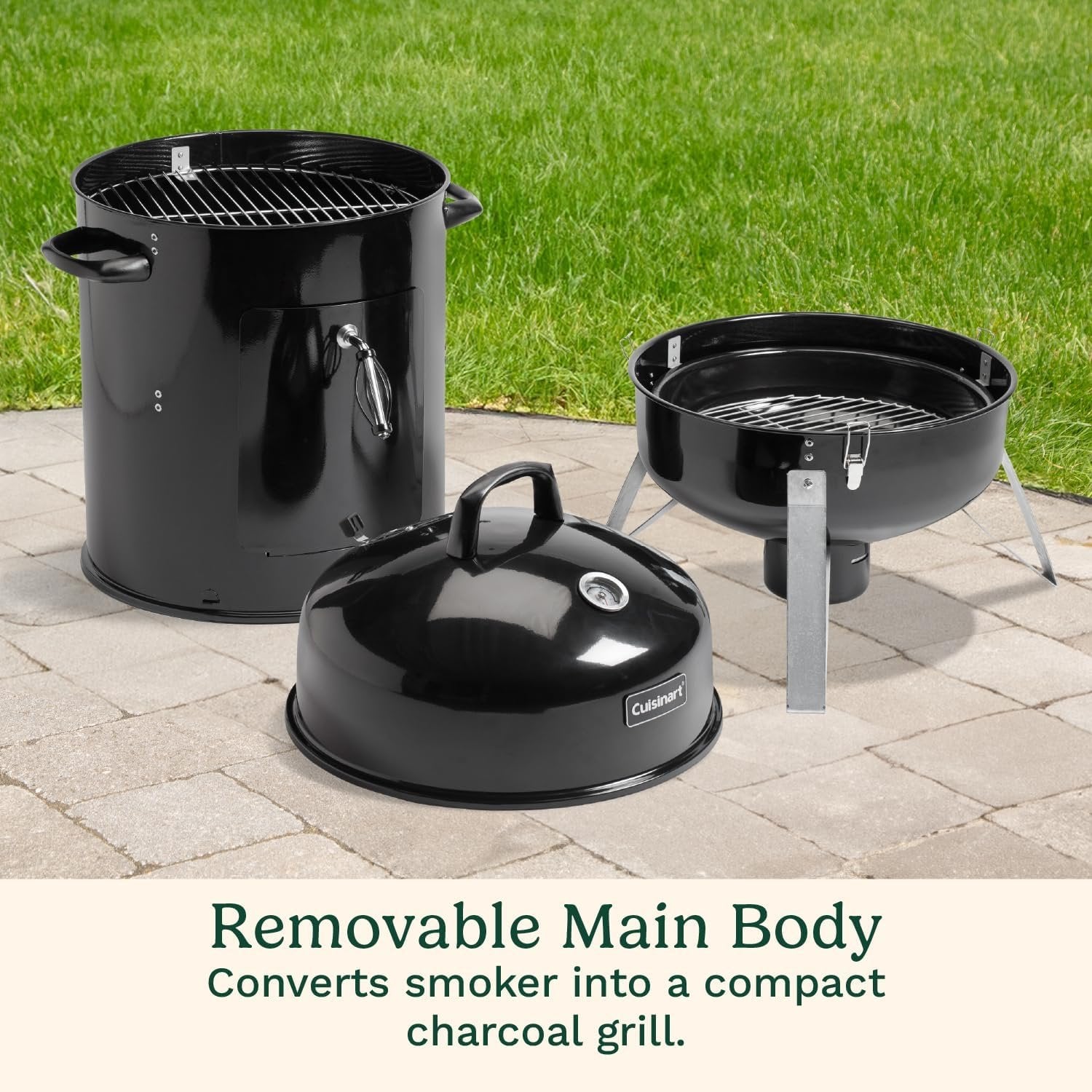 Vertical 18" Charcoal Smoker