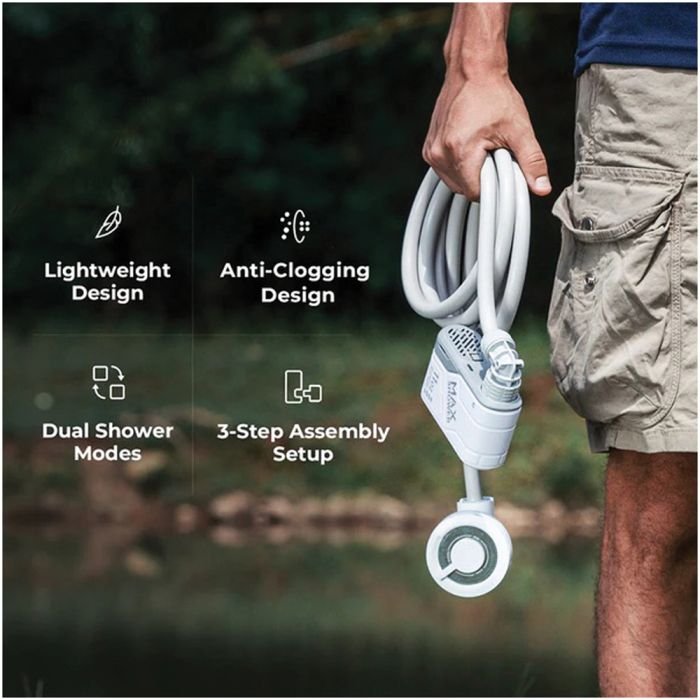 Flextail Ultralight Rechargeable Instant Outdoor Max Shower