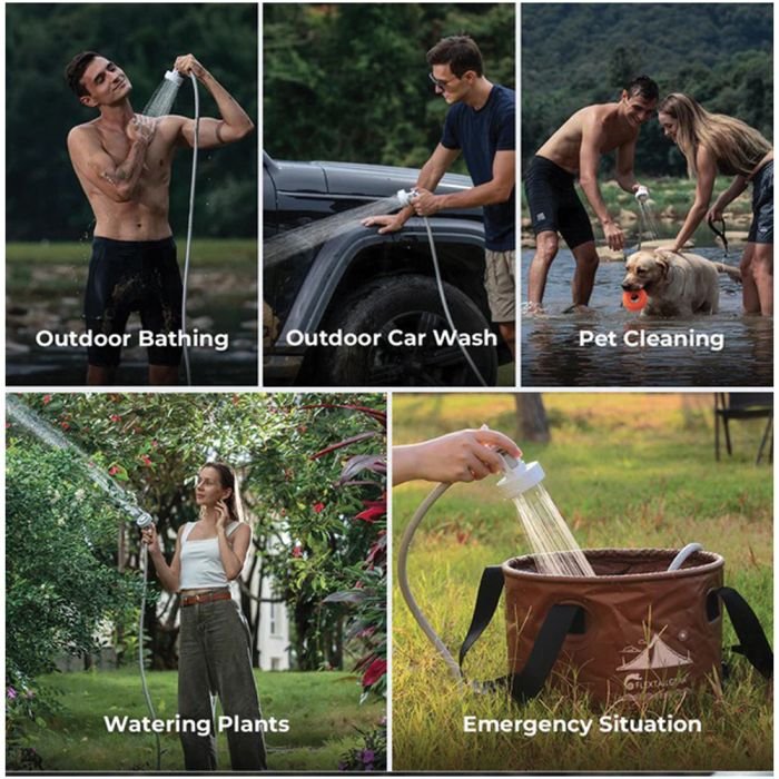 Flextail Ultralight Rechargeable Instant Outdoor Max Shower