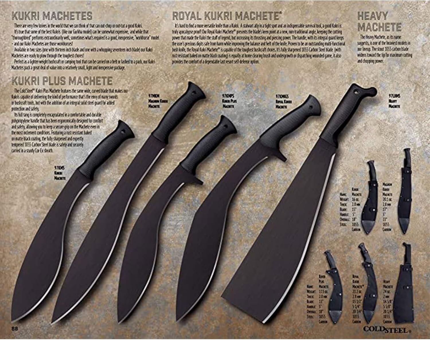 Cold Steel Royal Kukri Machete