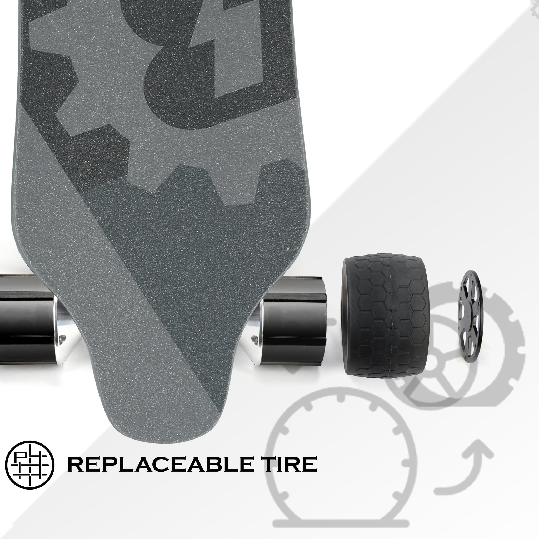 Blitzart 38″ Dual Electric Skateboard – 4.2″ Wheels