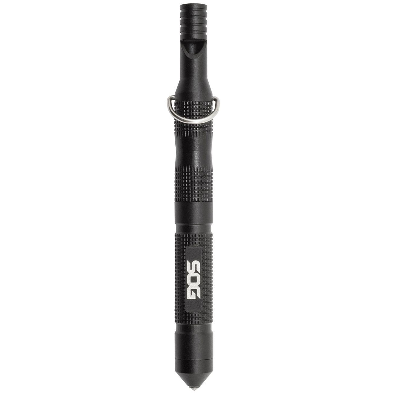 SOG Flint with Safety Whistle Fire Starter Tinder Compartment and Carbide Glass Breaker 4.3" Over