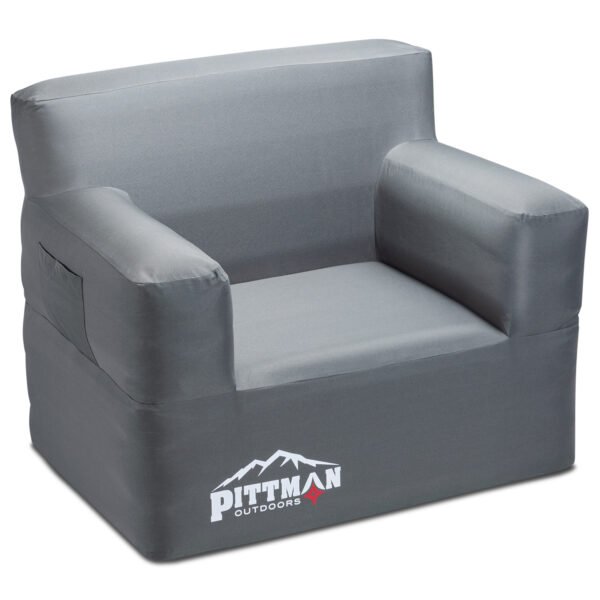 Pittman Outdoors Inflatable Chair with Built-in Rechargeable Pump