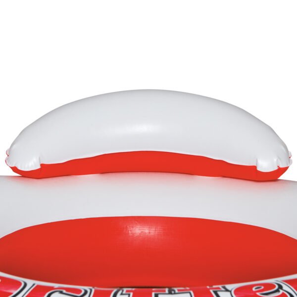 Pittman Outdoors River Drifter – 1-Person Inflatable River Float Tube with Backrest & Cup Holders