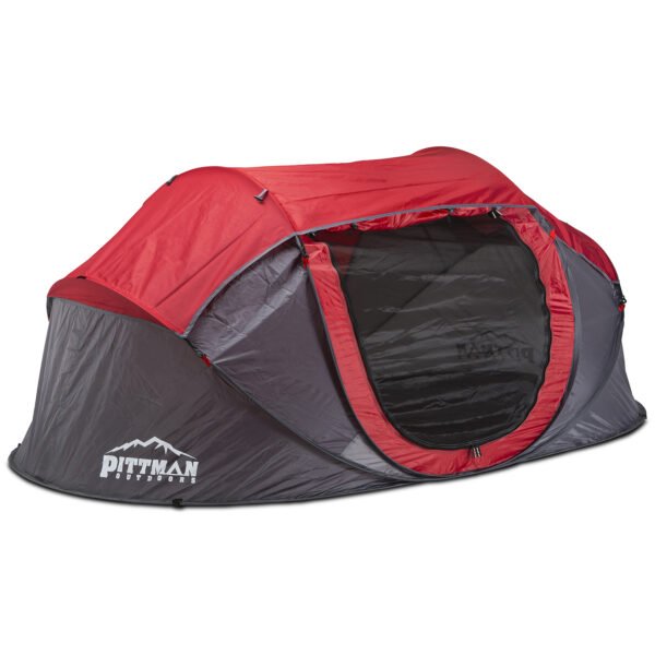 Pittman Outdoors Instant POP-UP Ground Tent – Sleeps 1–2