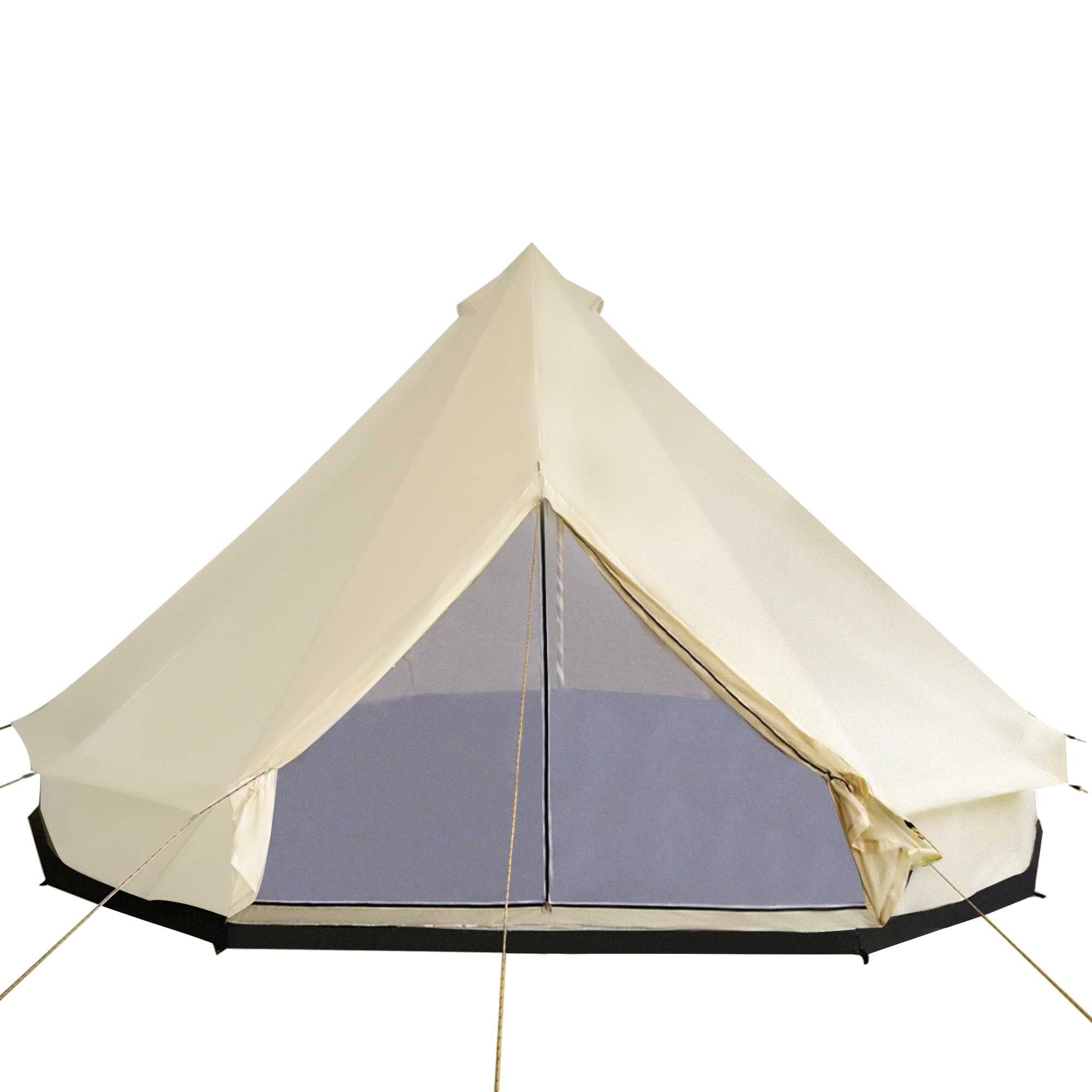 16.5' Large Teepee Bell Tent û 10-Person Waterproof Four-Season Family Tent