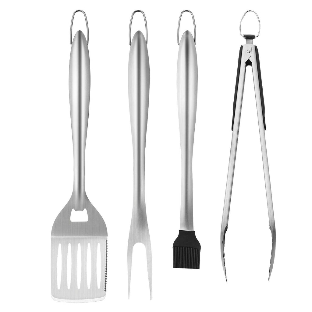 4-Piece BBQ Grilling Tool Set û Stainless Steel Accessories