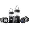 4-Pack Rechargeable LED Camping Lanterns – Collapsible Solar & USB-C Lanterns with Power Bank