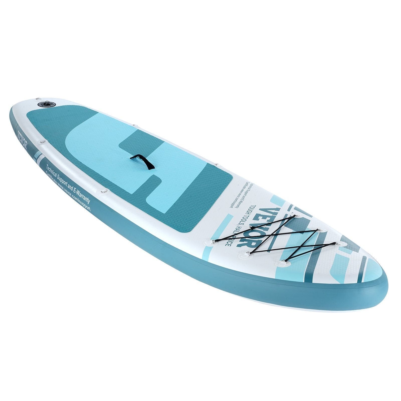 VEVOR Inflatable Paddle Board – Includes Kayak Seat, Pump, Paddle & Accessories - 11' x 33" x 6"