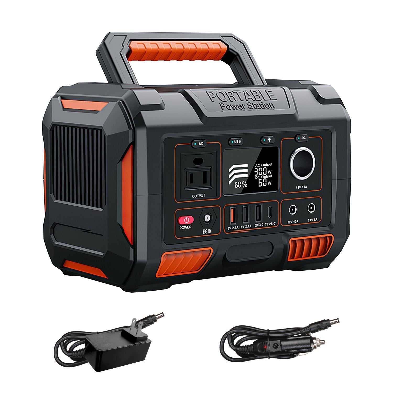 300W Portable Power Station, Solar Generator