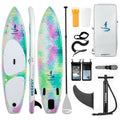 10'6" Inflatable Paddle Board – Includes Paddle, Backpack, Pump & Leash