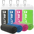 Superfiber Cooling Ice Neck Towels – Soft, Breathable, 4-Pack for Sports & Outdoor Activities