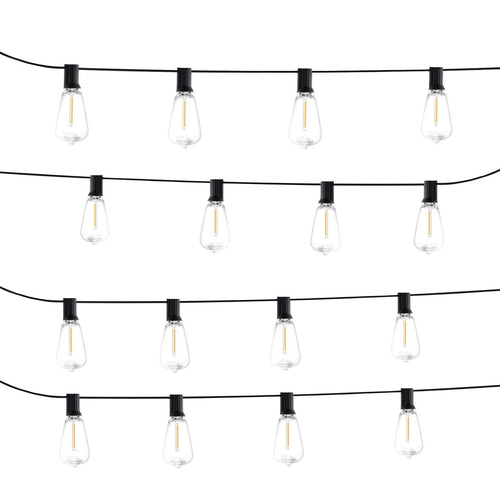 200FT Waterproof LED Outdoor String Lights – Patio, Shatterproof Bulbs