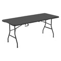 6-Ft Plastic Folding Table û Portable Indoor/Outdoor Utility Table
