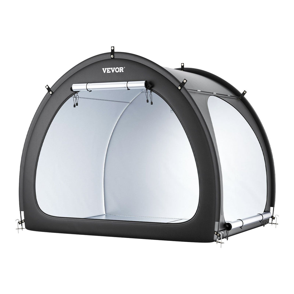Outdoor Bike Storage Tent û Dual-Door Shelter for 4û5 Bikes