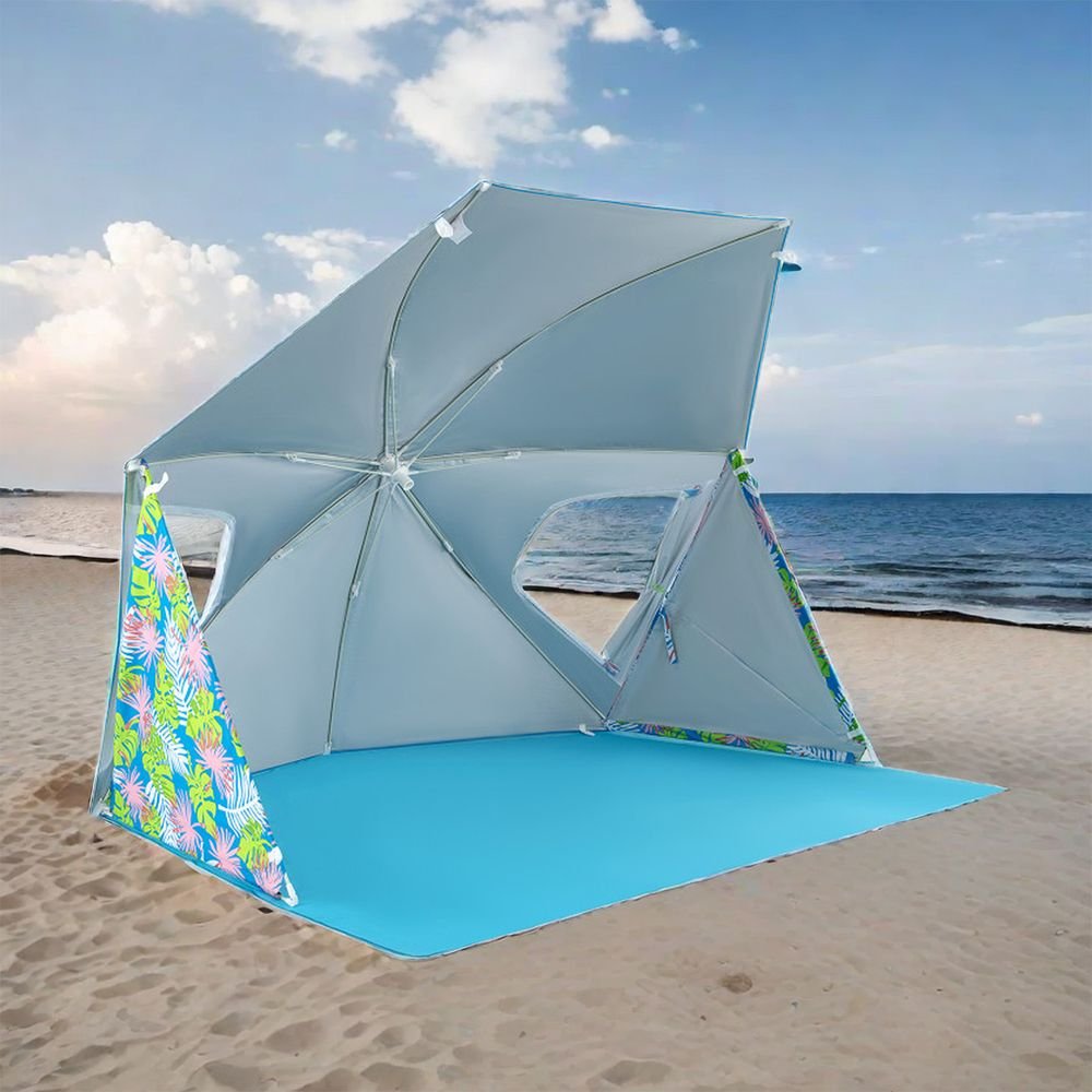 UPF 50+ Sun Protection Beach Umbrella Tent – Includes 1PC with Portable Carrying Bag