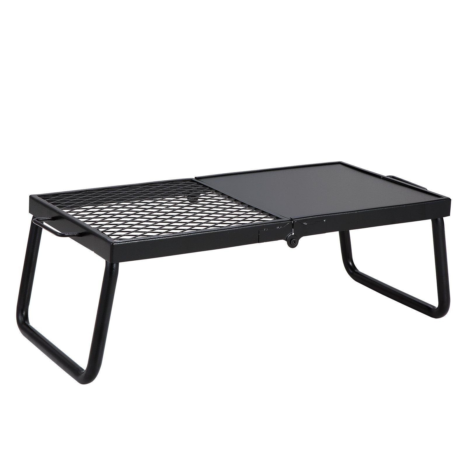 VEVOR Folding Campfire Grill – Heavy-Duty Steel Mesh, 22.4", Portable with Legs & Carry Bag