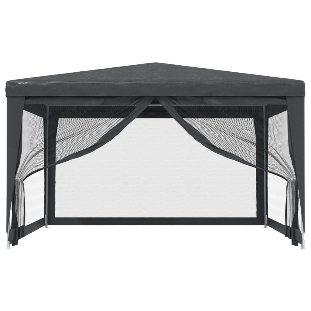 Party Tent with 4 Mesh Sidewalls