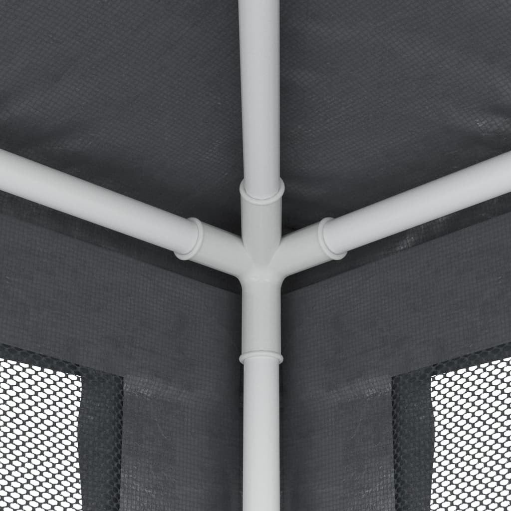 Party Tent with 4 Mesh Sidewalls