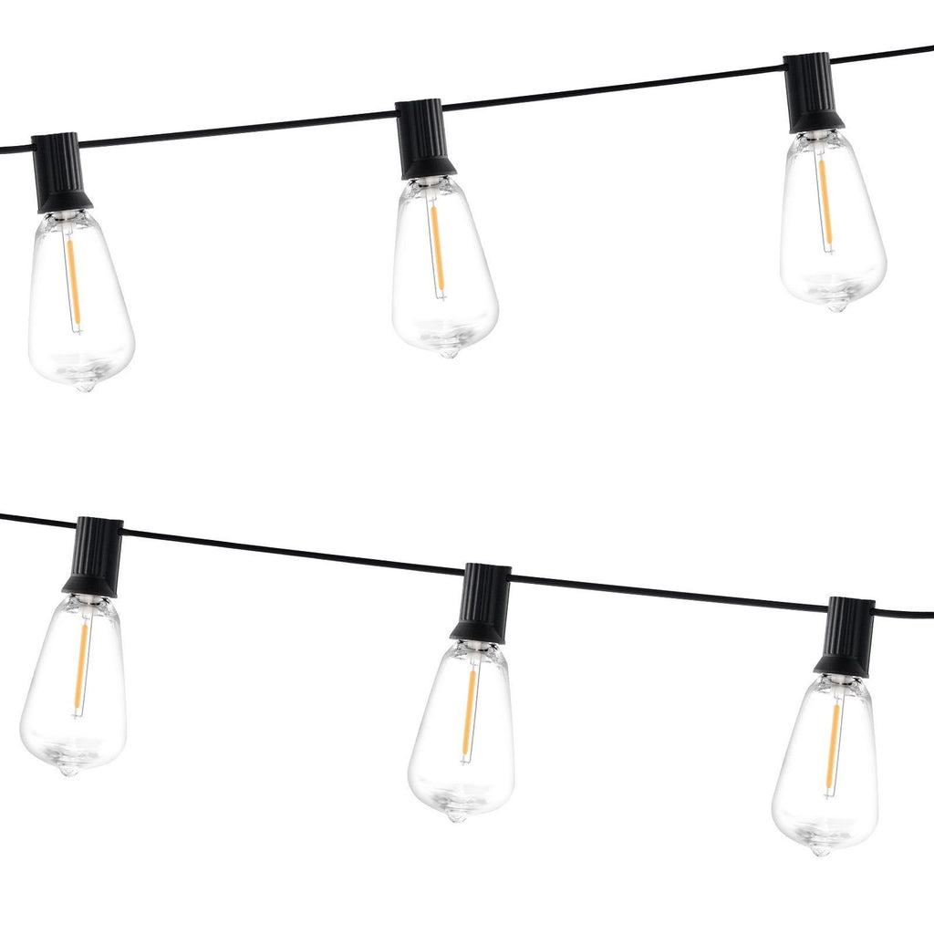 200FT Waterproof LED Outdoor String Lights – Patio, Shatterproof Bulbs