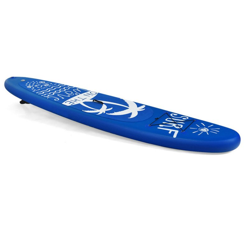 Inflatable Stand Up Paddle Board – Adjustable SUP with Paddle, Pump, Backpack & Safety Leash (Blue)