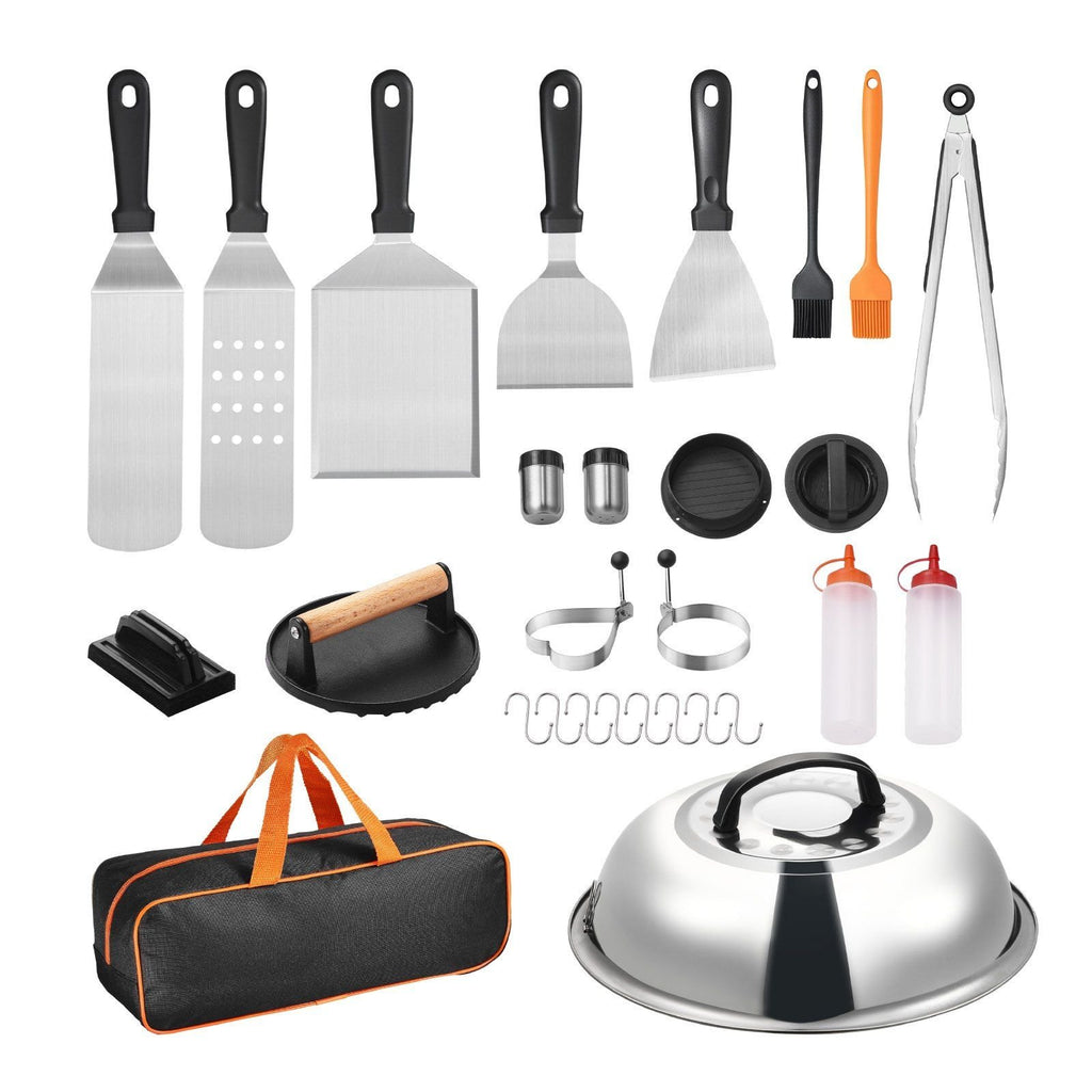 28-Piece Griddle Accessories Kit û Stainless Steel BBQ Tools