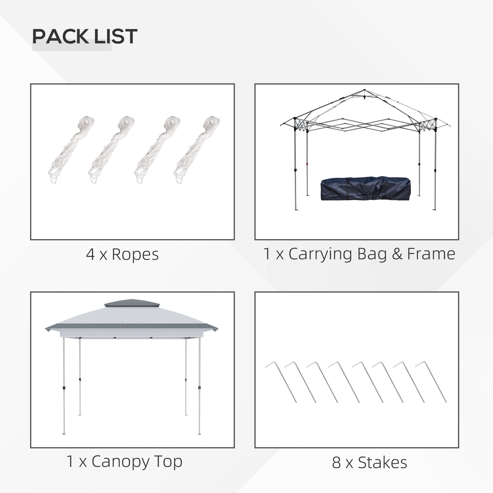 12' x 12' Pop-Up Gazebo Sun Shade û Adjustable with Mesh Netting (Gray)