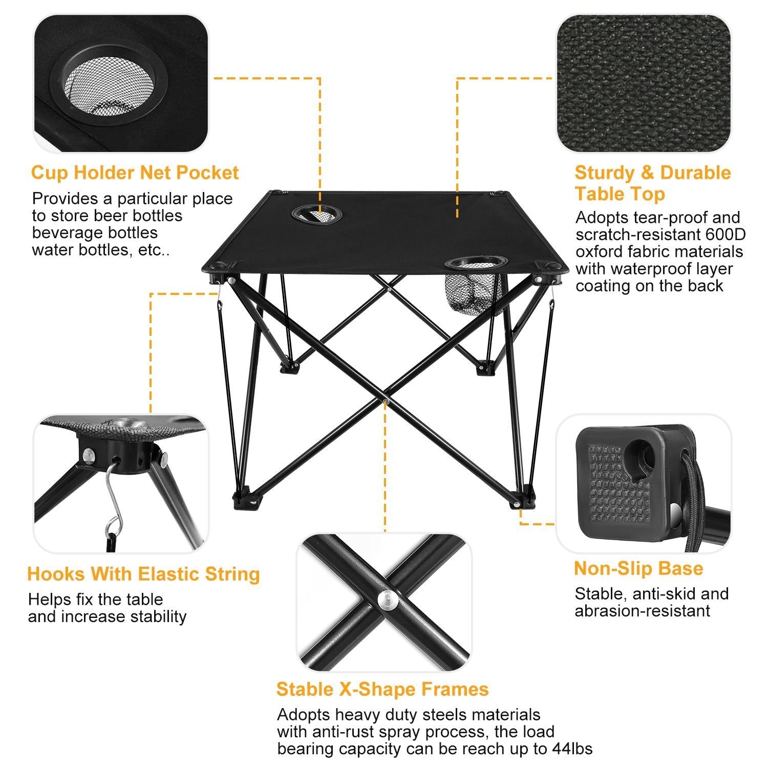 Portable Foldable Camping Lightweight Table